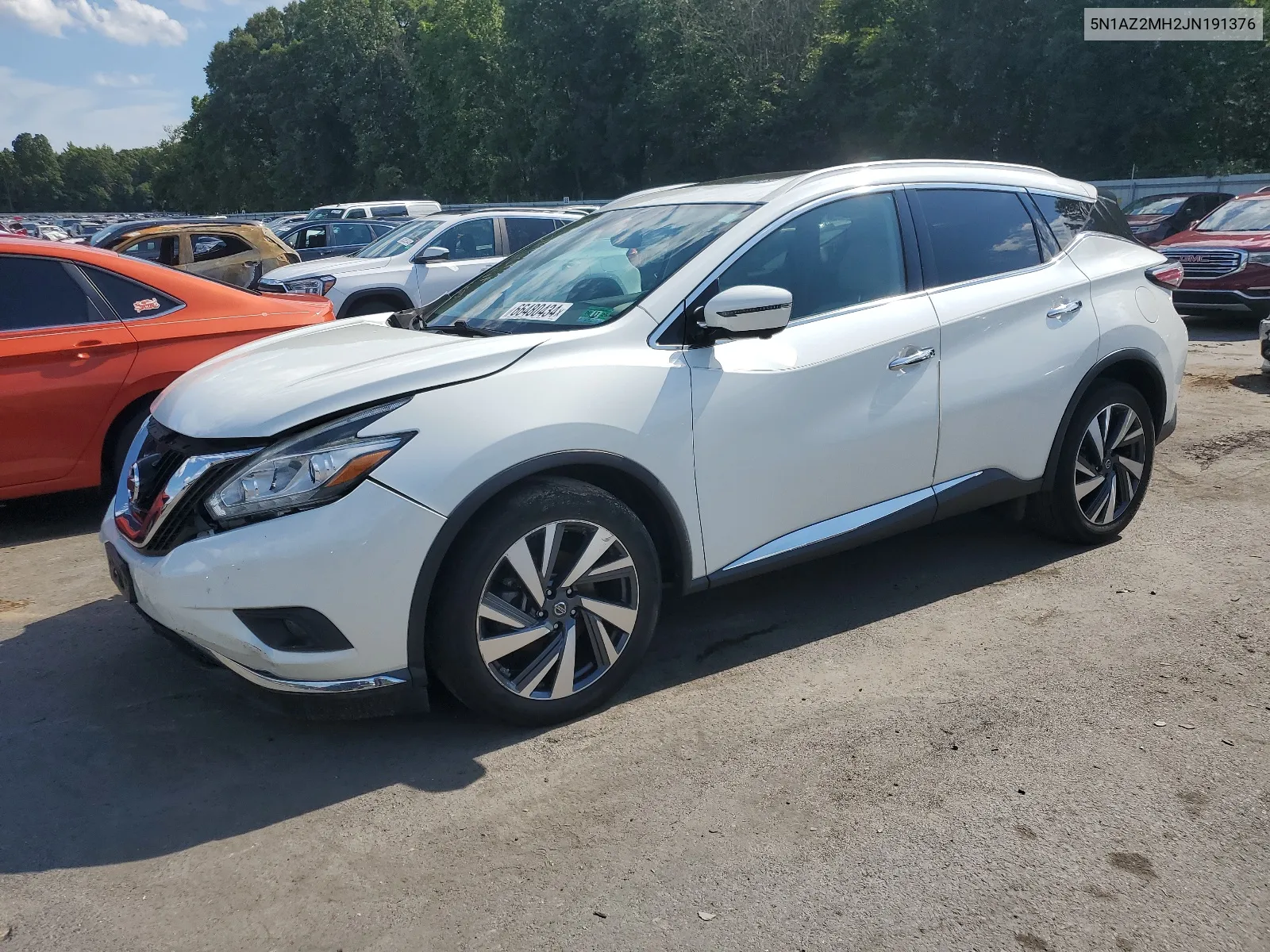 2018 Nissan Murano S VIN: 5N1AZ2MH2JN191376 Lot: 66480434