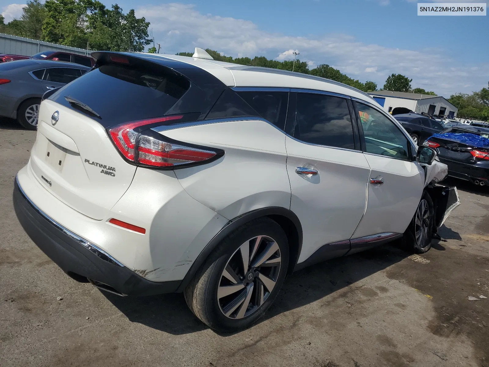 5N1AZ2MH2JN191376 2018 Nissan Murano S