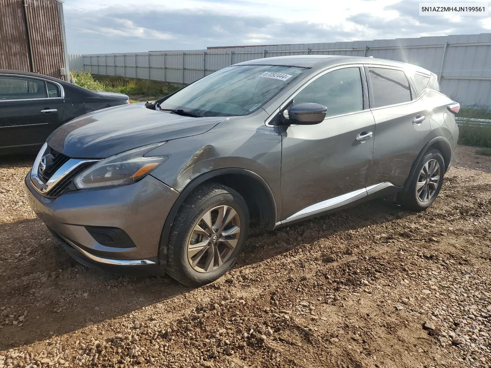 2018 Nissan Murano S VIN: 5N1AZ2MH4JN199561 Lot: 67092444