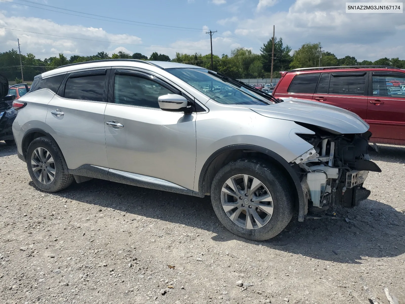 2018 Nissan Murano S VIN: 5N1AZ2MG3JN167174 Lot: 67456624