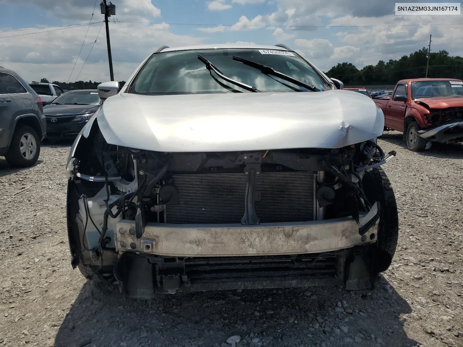 5N1AZ2MG3JN167174 2018 Nissan Murano S