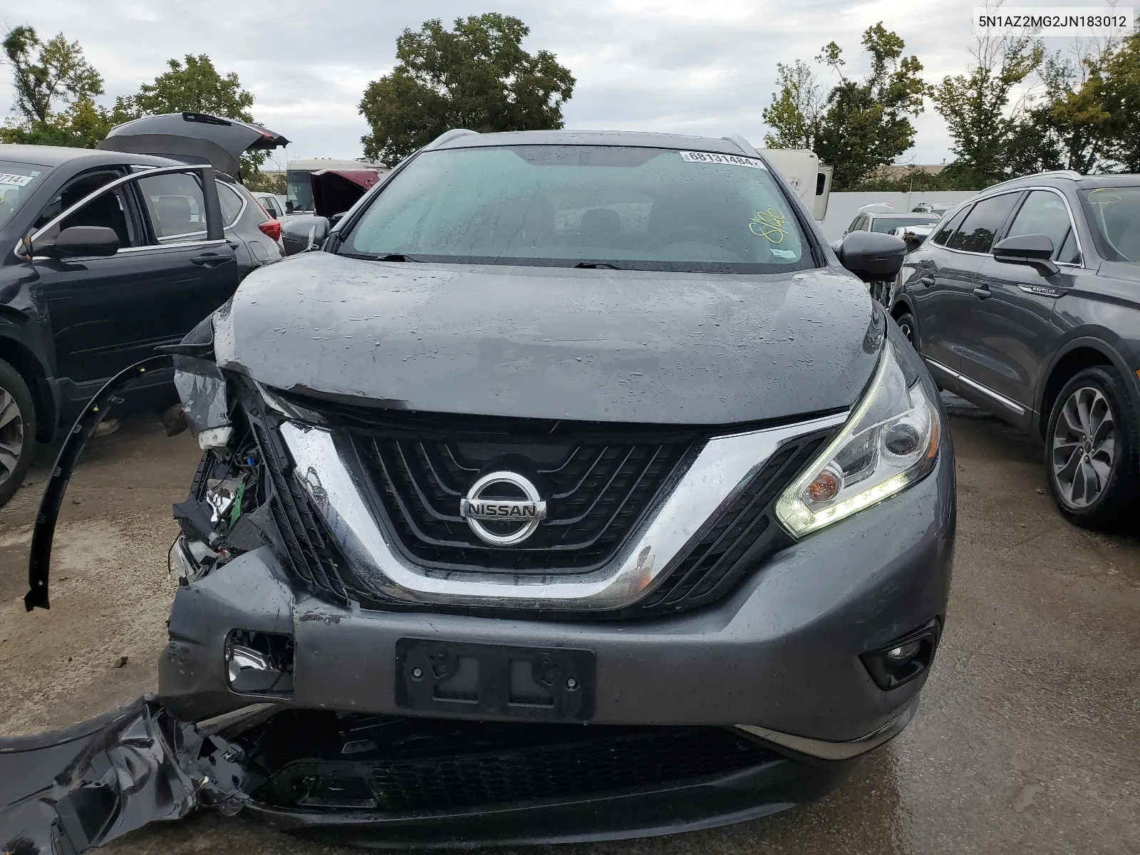 5N1AZ2MG2JN183012 2018 Nissan Murano S