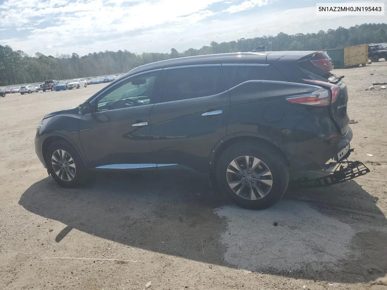 2018 Nissan Murano S VIN: 5N1AZ2MH0JN195443 Lot: 68467334