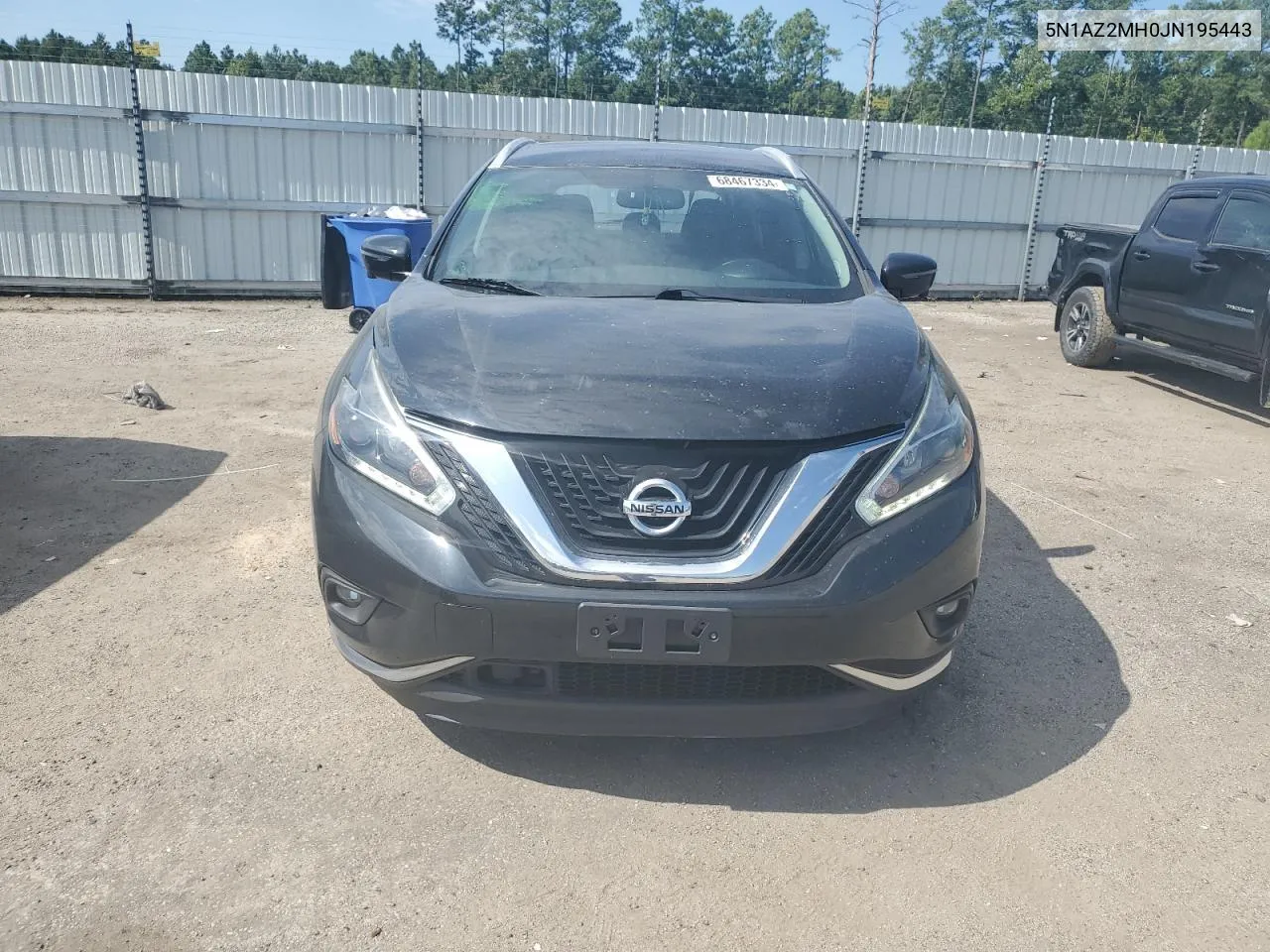 5N1AZ2MH0JN195443 2018 Nissan Murano S