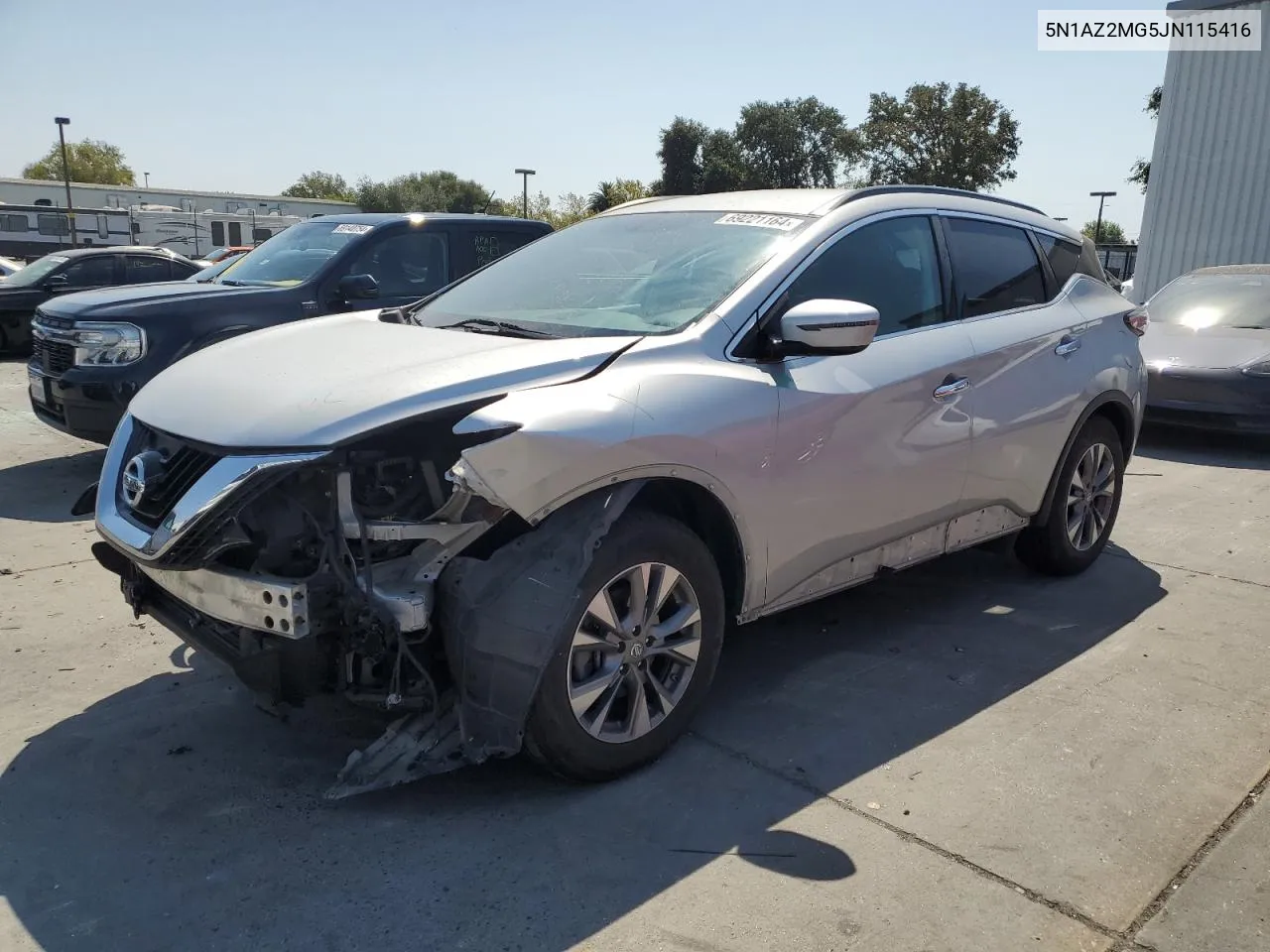 2018 Nissan Murano S VIN: 5N1AZ2MG5JN115416 Lot: 69221164