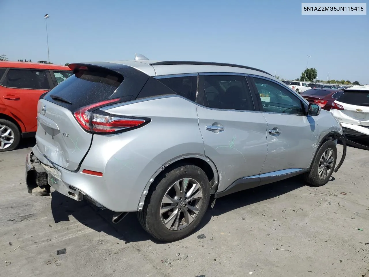 2018 Nissan Murano S VIN: 5N1AZ2MG5JN115416 Lot: 69221164