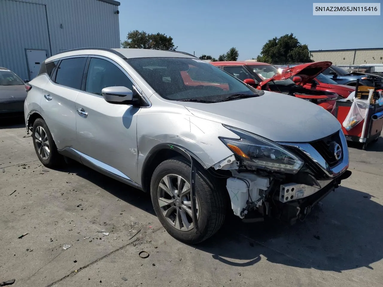 2018 Nissan Murano S VIN: 5N1AZ2MG5JN115416 Lot: 69221164