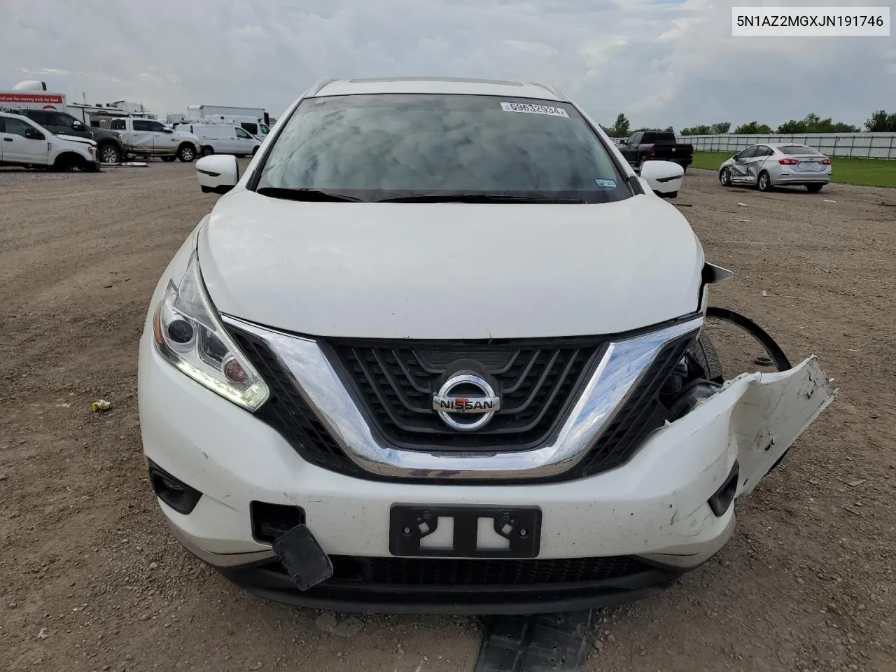 2018 Nissan Murano S VIN: 5N1AZ2MGXJN191746 Lot: 69632934