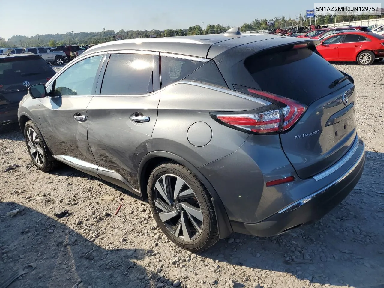 5N1AZ2MH2JN129752 2018 Nissan Murano S