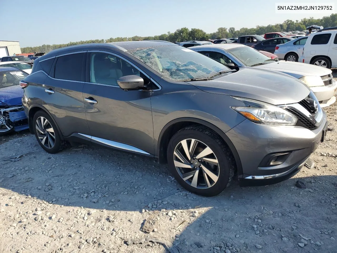 2018 Nissan Murano S VIN: 5N1AZ2MH2JN129752 Lot: 70037034