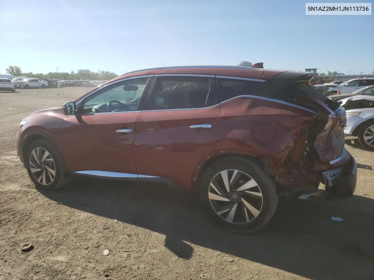 2018 Nissan Murano S VIN: 5N1AZ2MH1JN113736 Lot: 70126574