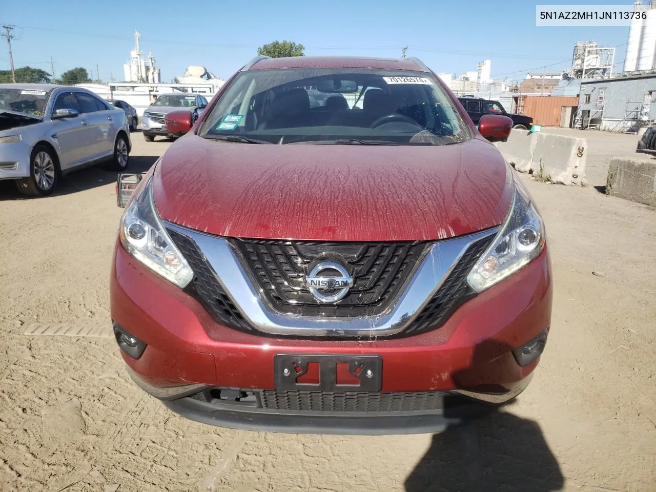 5N1AZ2MH1JN113736 2018 Nissan Murano S