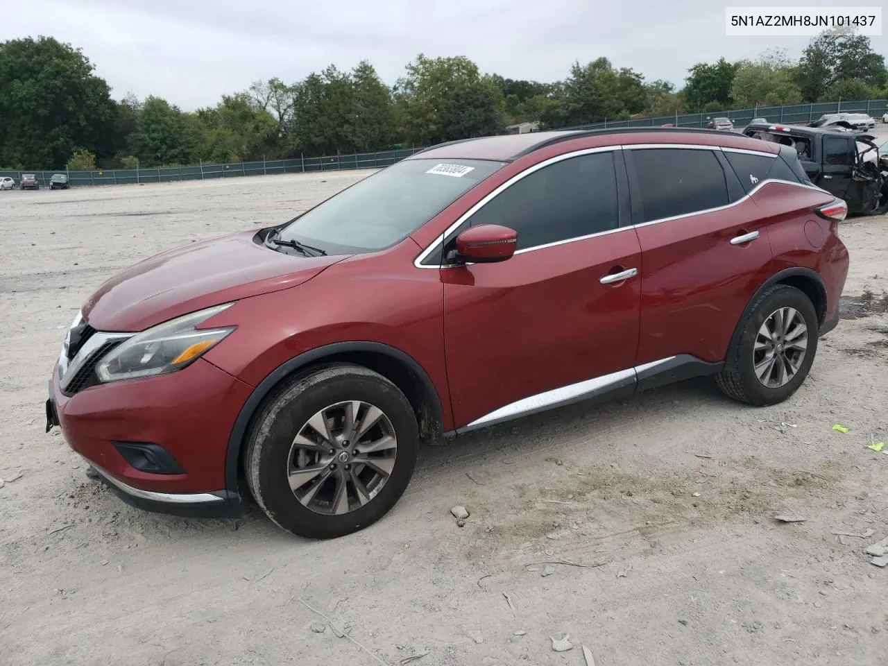 5N1AZ2MH8JN101437 2018 Nissan Murano S