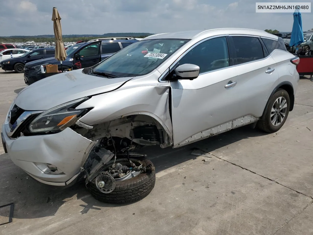 2018 Nissan Murano S VIN: 5N1AZ2MH6JN162480 Lot: 70523894