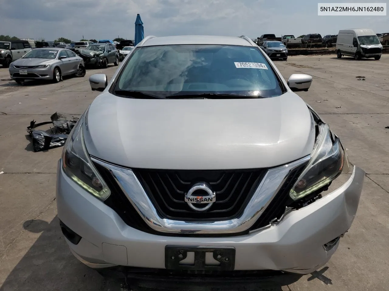 2018 Nissan Murano S VIN: 5N1AZ2MH6JN162480 Lot: 70523894