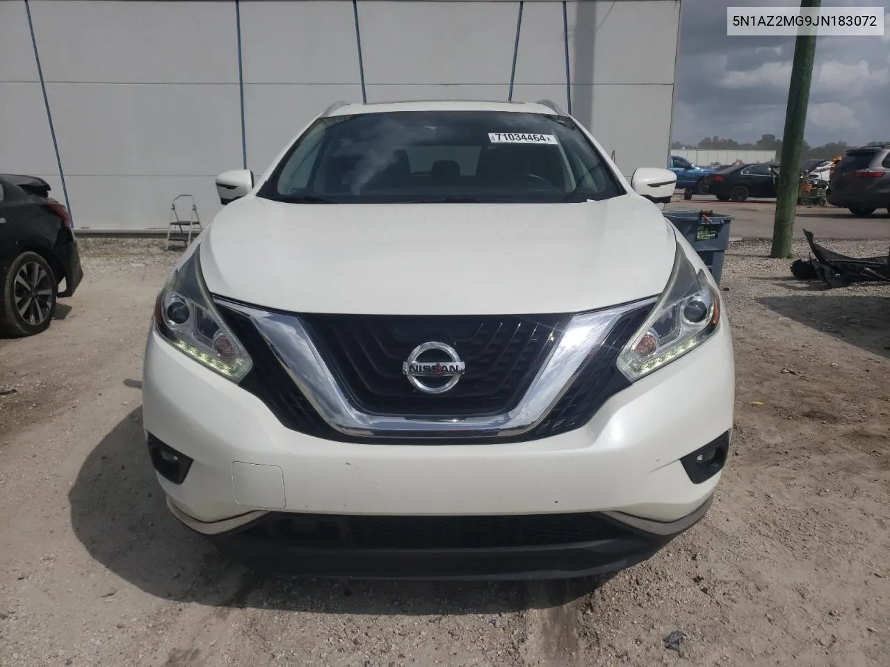 2018 Nissan Murano S VIN: 5N1AZ2MG9JN183072 Lot: 71034464