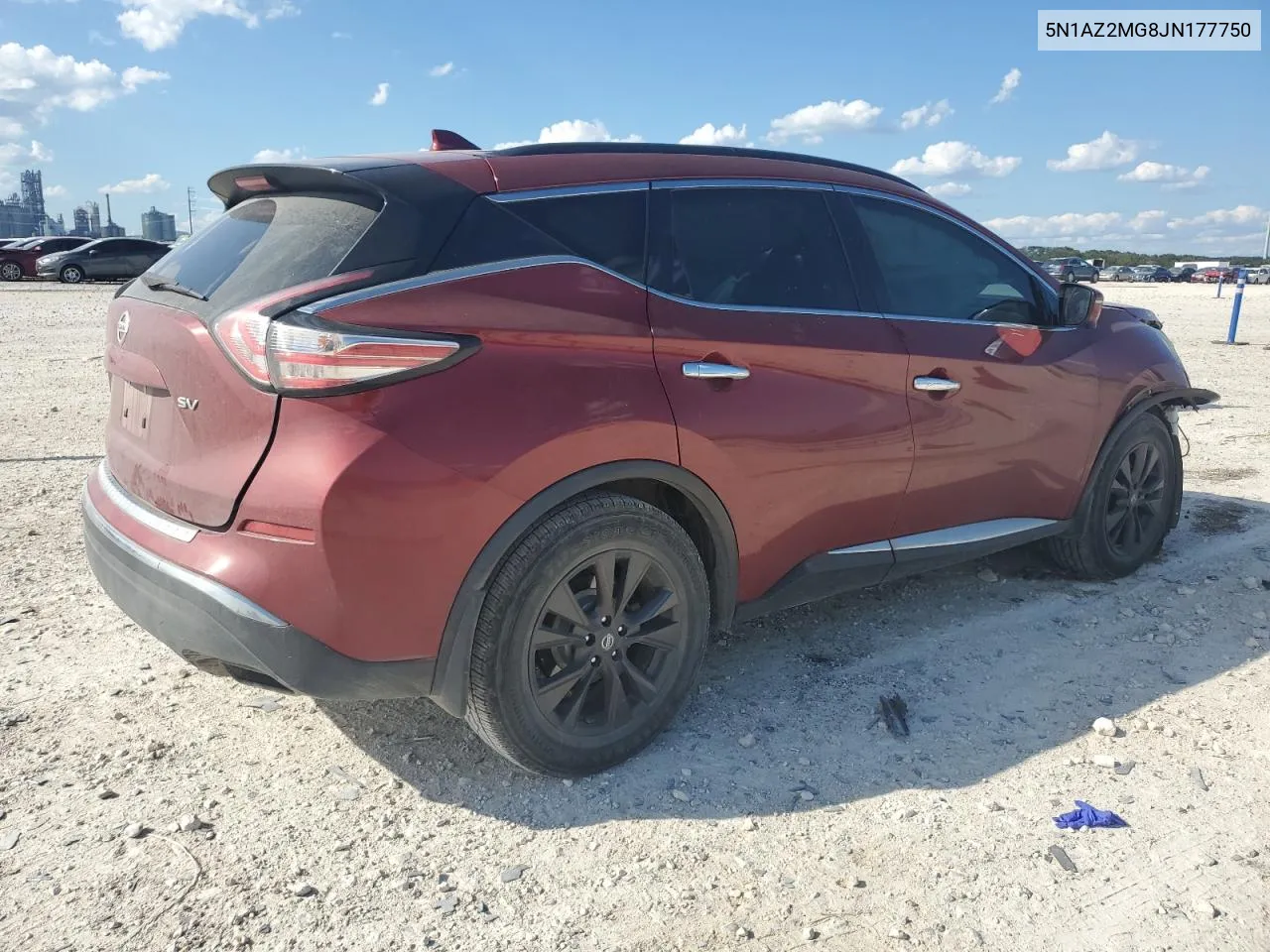 2018 Nissan Murano S VIN: 5N1AZ2MG8JN177750 Lot: 71304484