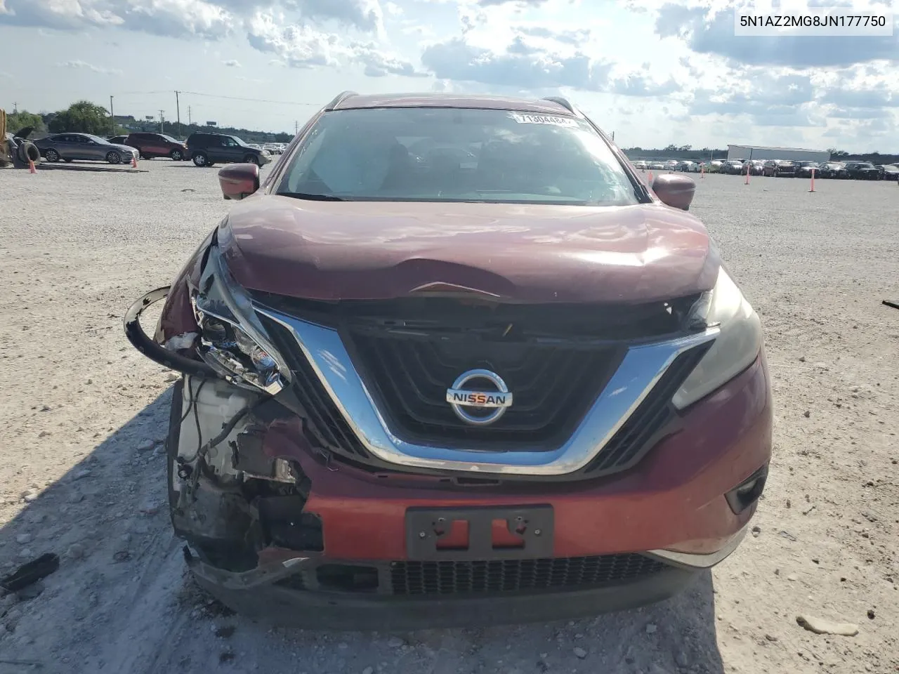 2018 Nissan Murano S VIN: 5N1AZ2MG8JN177750 Lot: 71304484