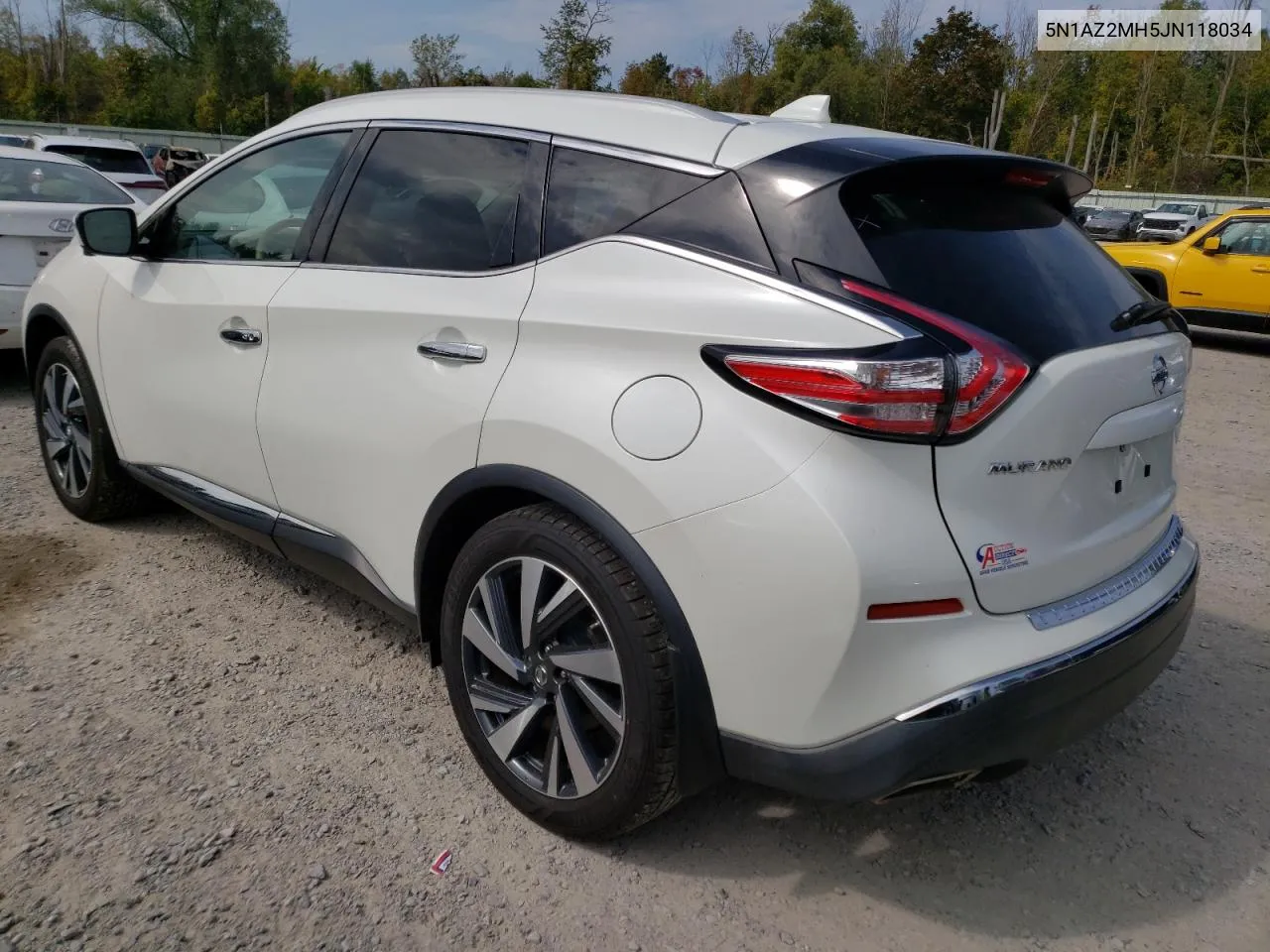 2018 Nissan Murano S VIN: 5N1AZ2MH5JN118034 Lot: 71500084