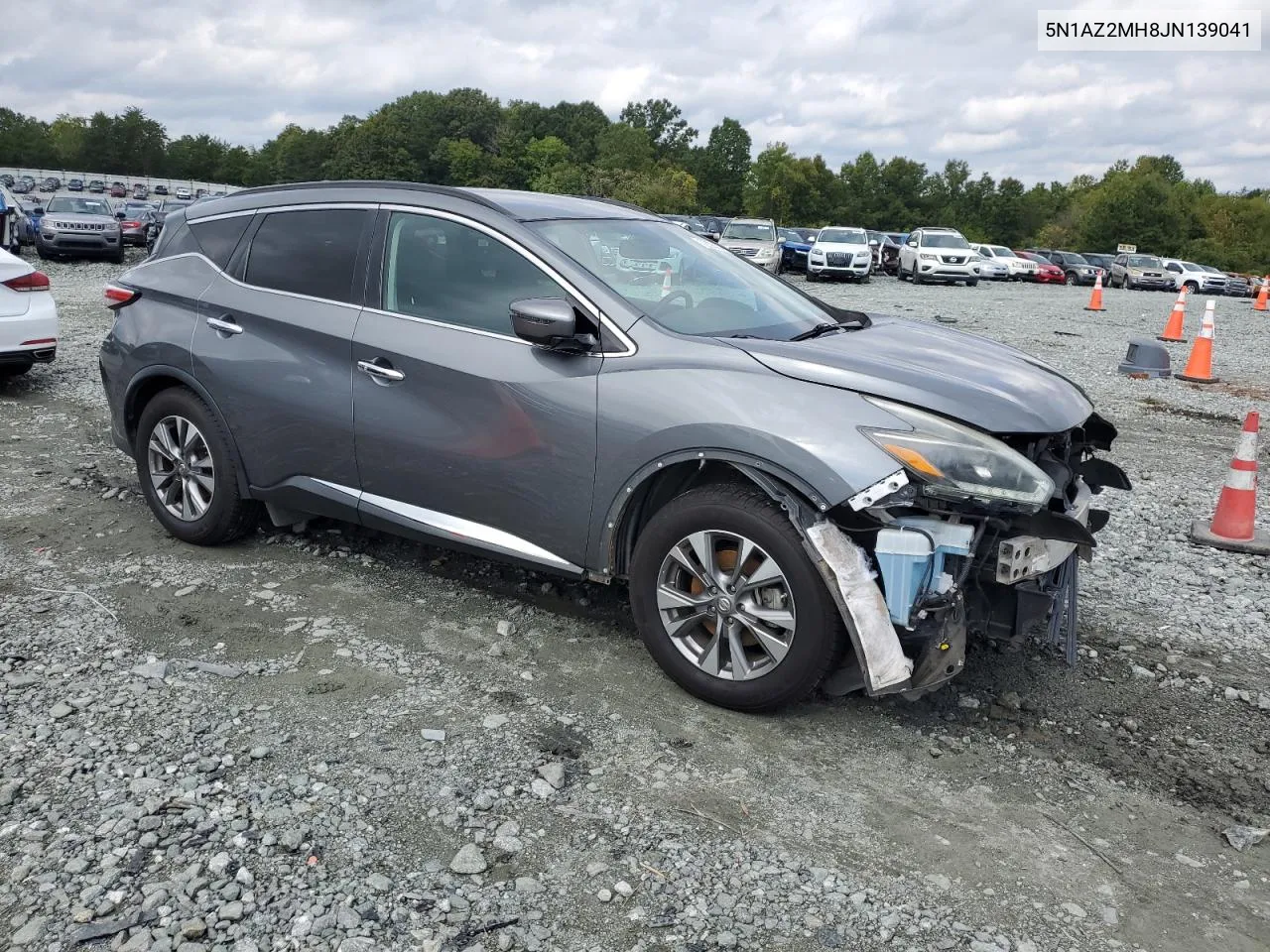 2018 Nissan Murano S VIN: 5N1AZ2MH8JN139041 Lot: 72595384