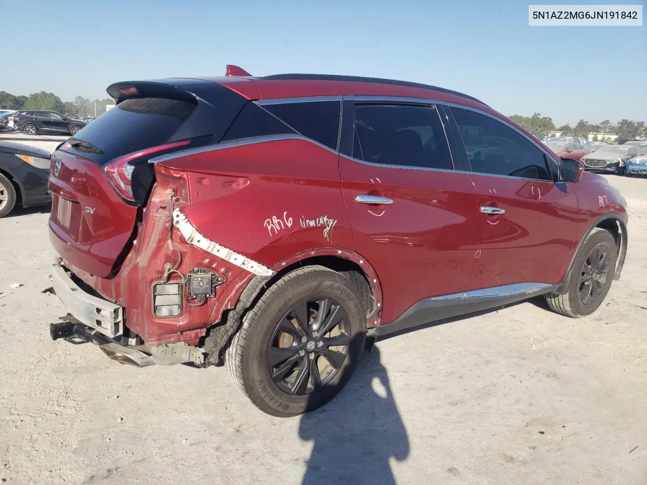 5N1AZ2MG6JN191842 2018 Nissan Murano S