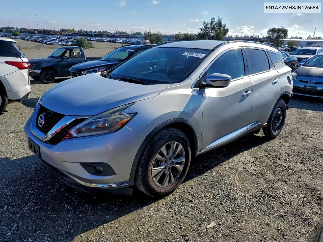 5N1AZ2MH3JN126584 2018 Nissan Murano S