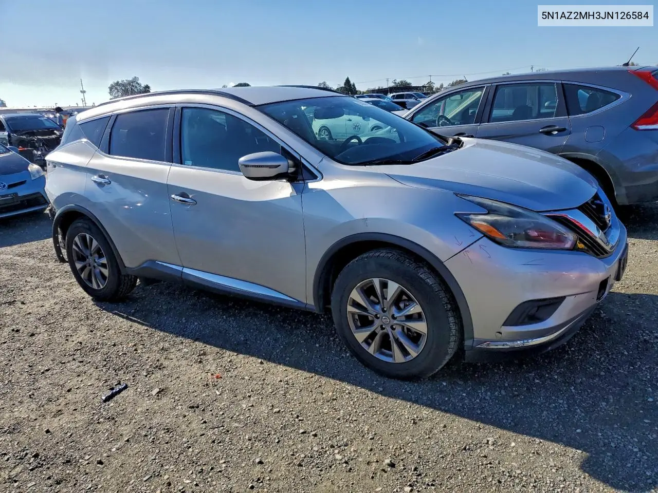 5N1AZ2MH3JN126584 2018 Nissan Murano S