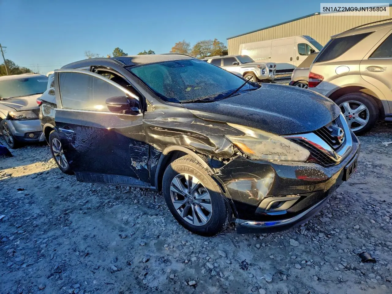 5N1AZ2MG9JN136804 2018 Nissan Murano S