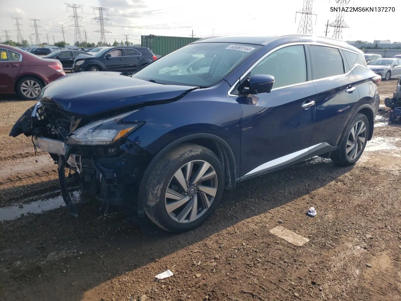 5N1AZ2MS6KN137270 2019 Nissan Murano S