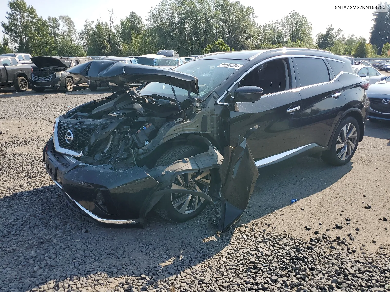 5N1AZ2MS7KN163750 2019 Nissan Murano S