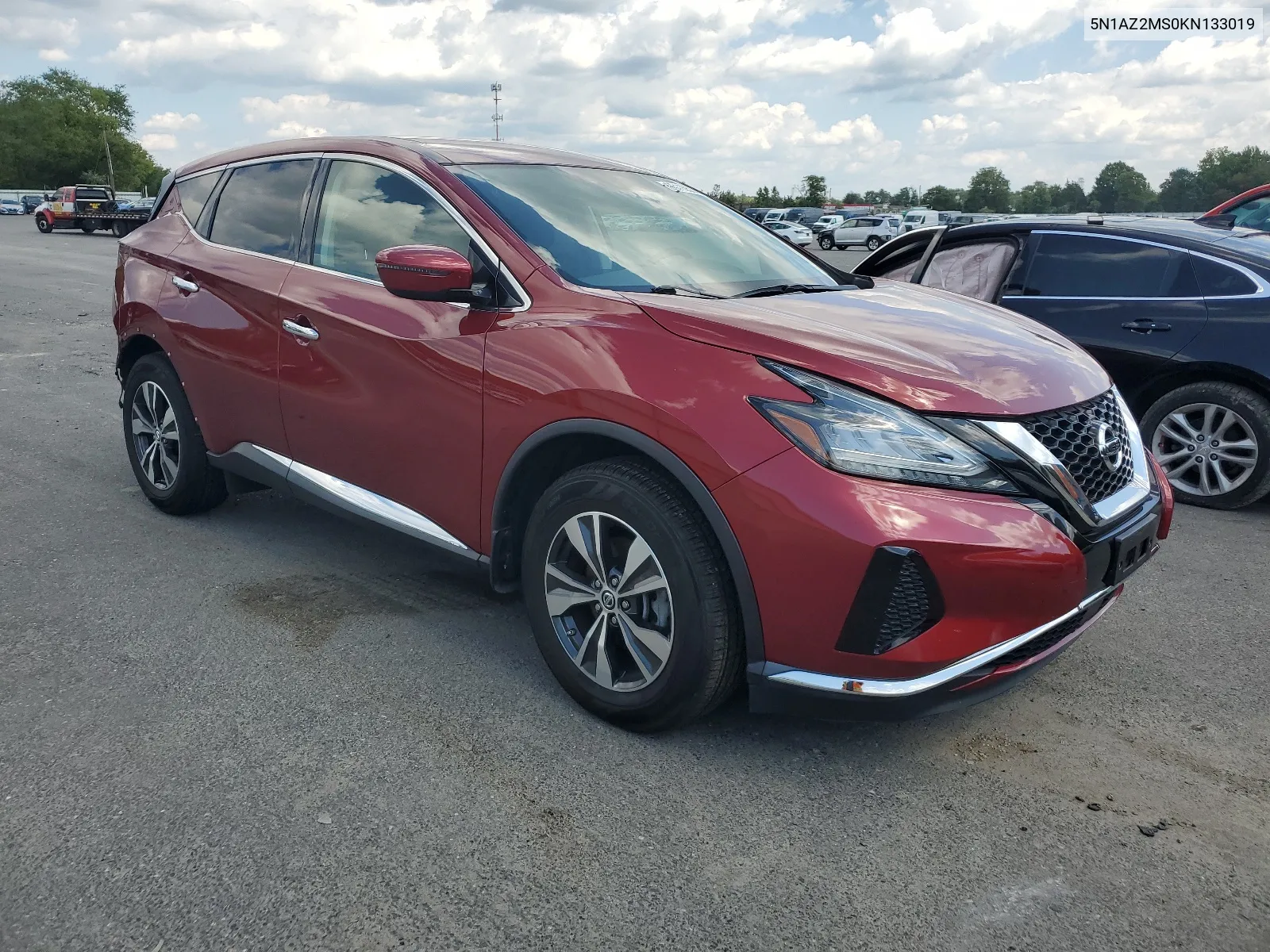 2019 Nissan Murano S VIN: 5N1AZ2MS0KN133019 Lot: 66113534