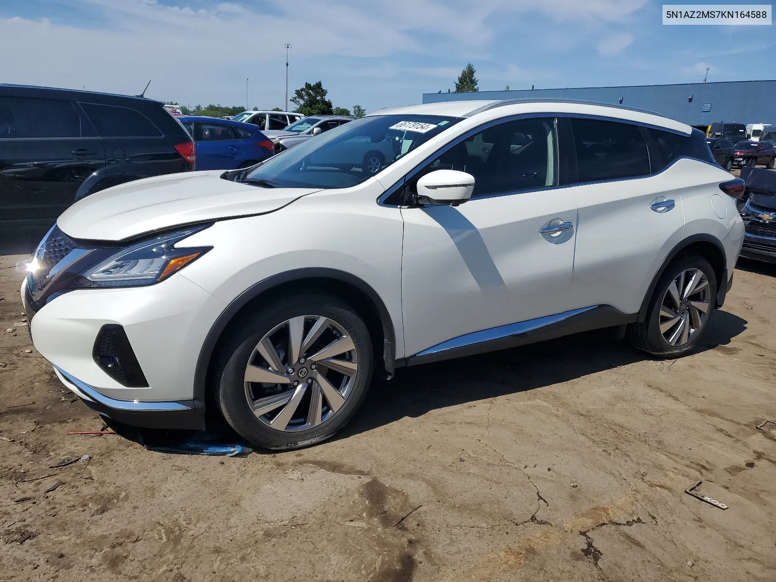 2019 Nissan Murano S VIN: 5N1AZ2MS7KN164588 Lot: 66179154