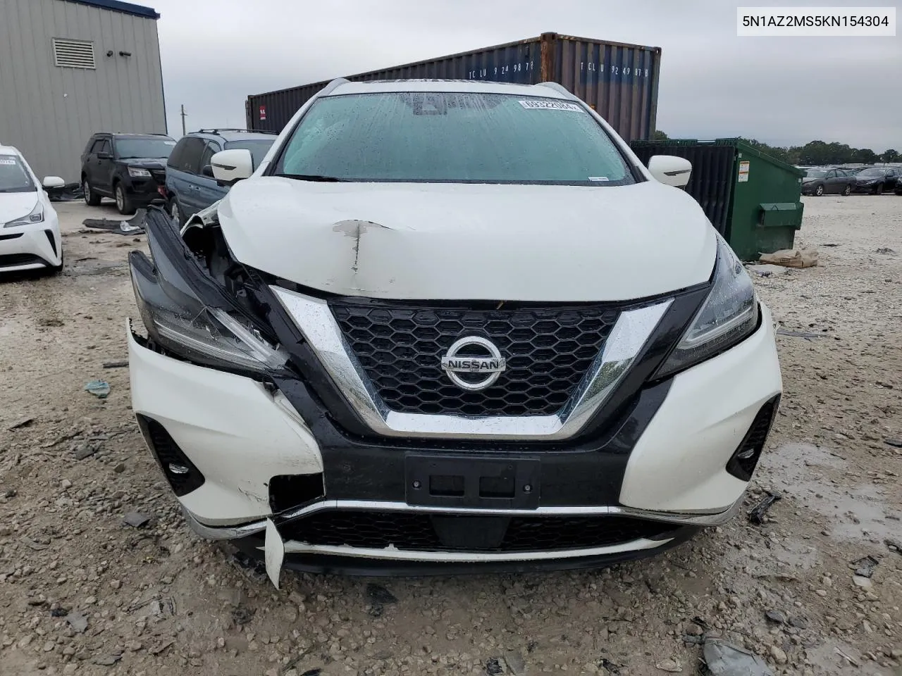 5N1AZ2MS5KN154304 2019 Nissan Murano S