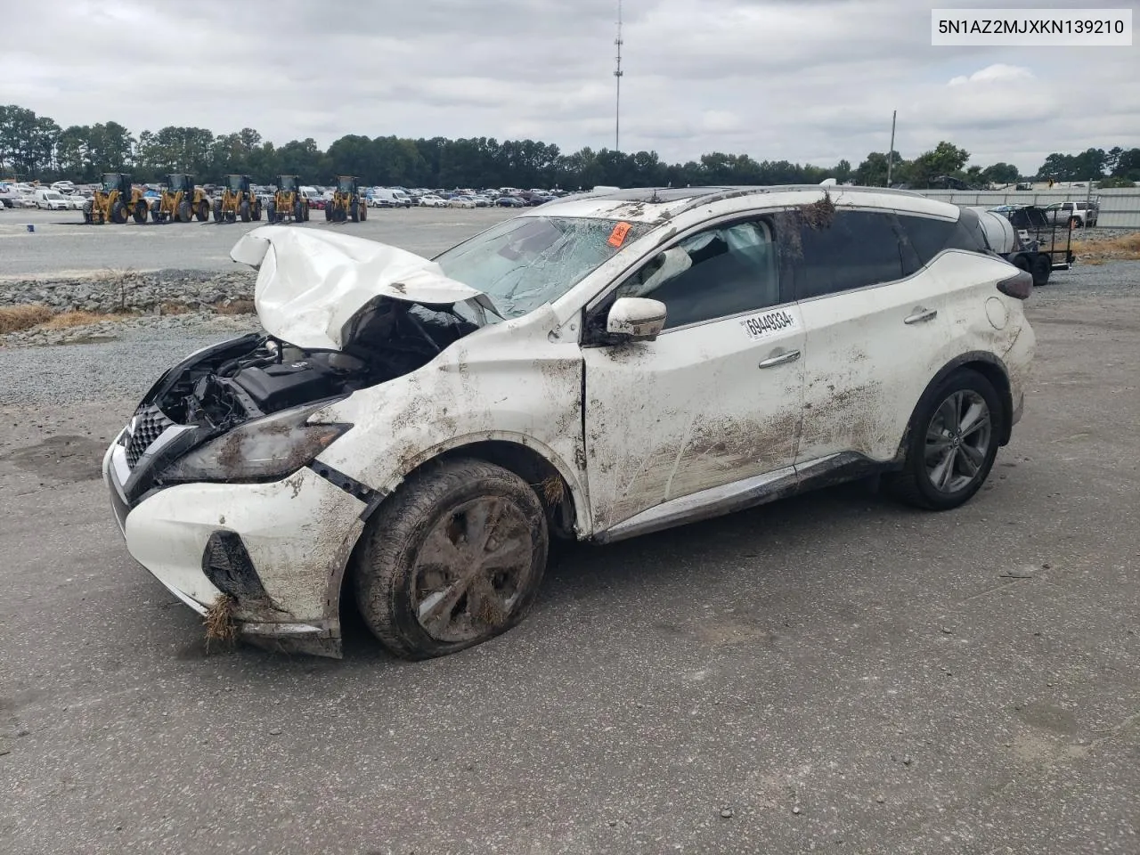 5N1AZ2MJXKN139210 2019 Nissan Murano S