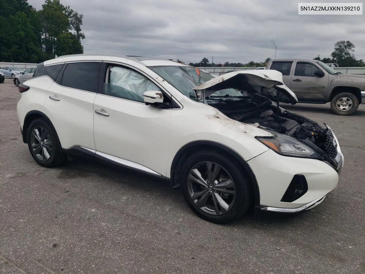 2019 Nissan Murano S VIN: 5N1AZ2MJXKN139210 Lot: 69449334