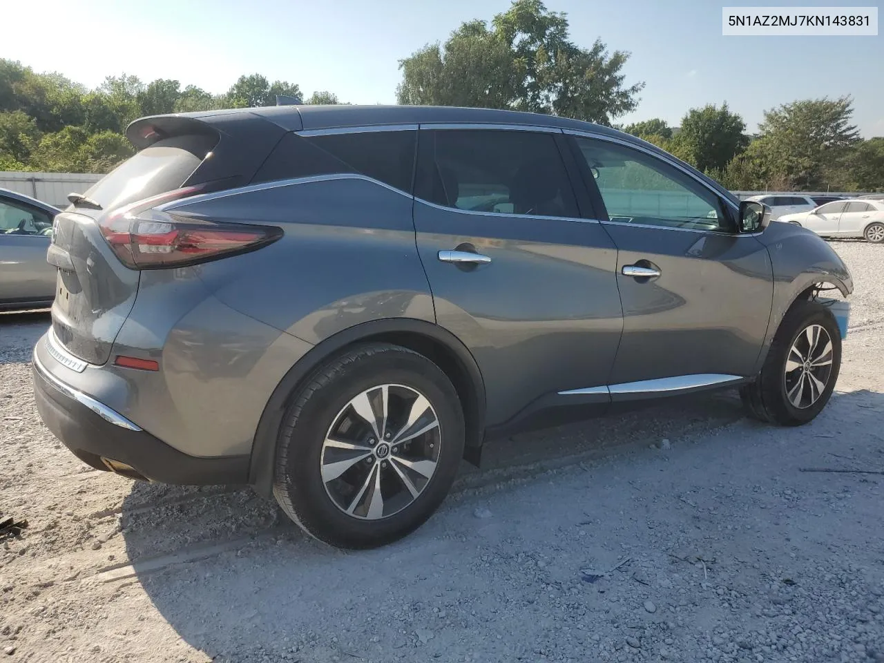 5N1AZ2MJ7KN143831 2019 Nissan Murano S