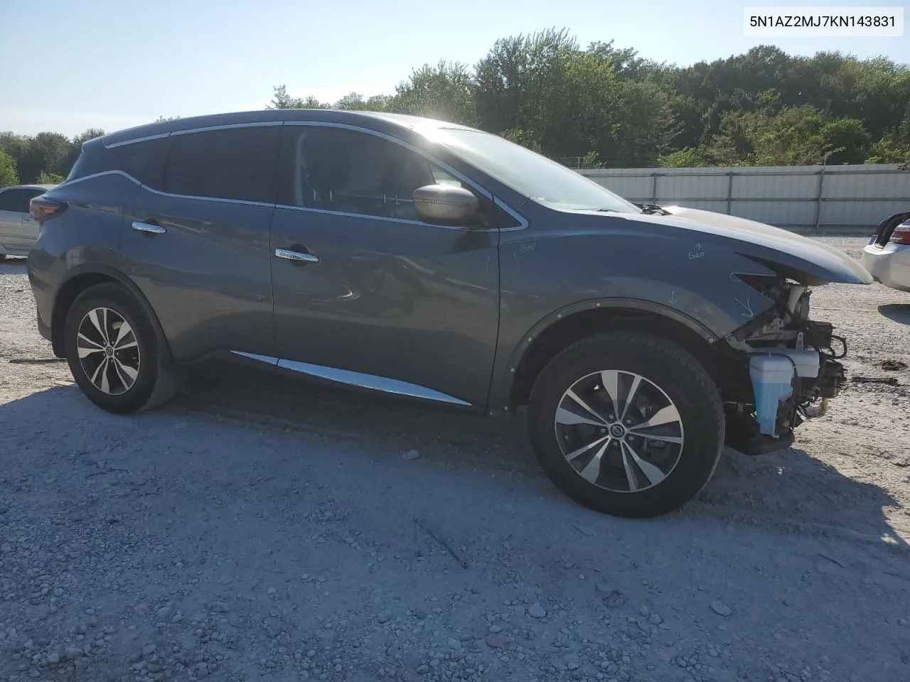 2019 Nissan Murano S VIN: 5N1AZ2MJ7KN143831 Lot: 69626174