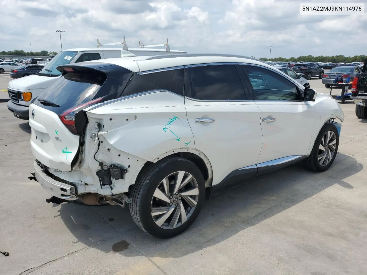 5N1AZ2MJ9KN114976 2019 Nissan Murano S