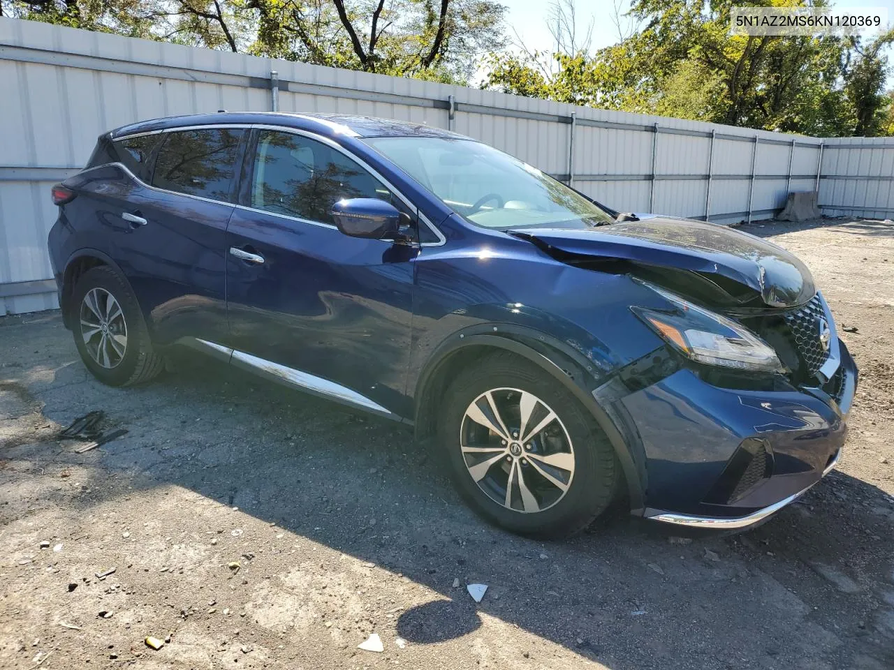 5N1AZ2MS6KN120369 2019 Nissan Murano S