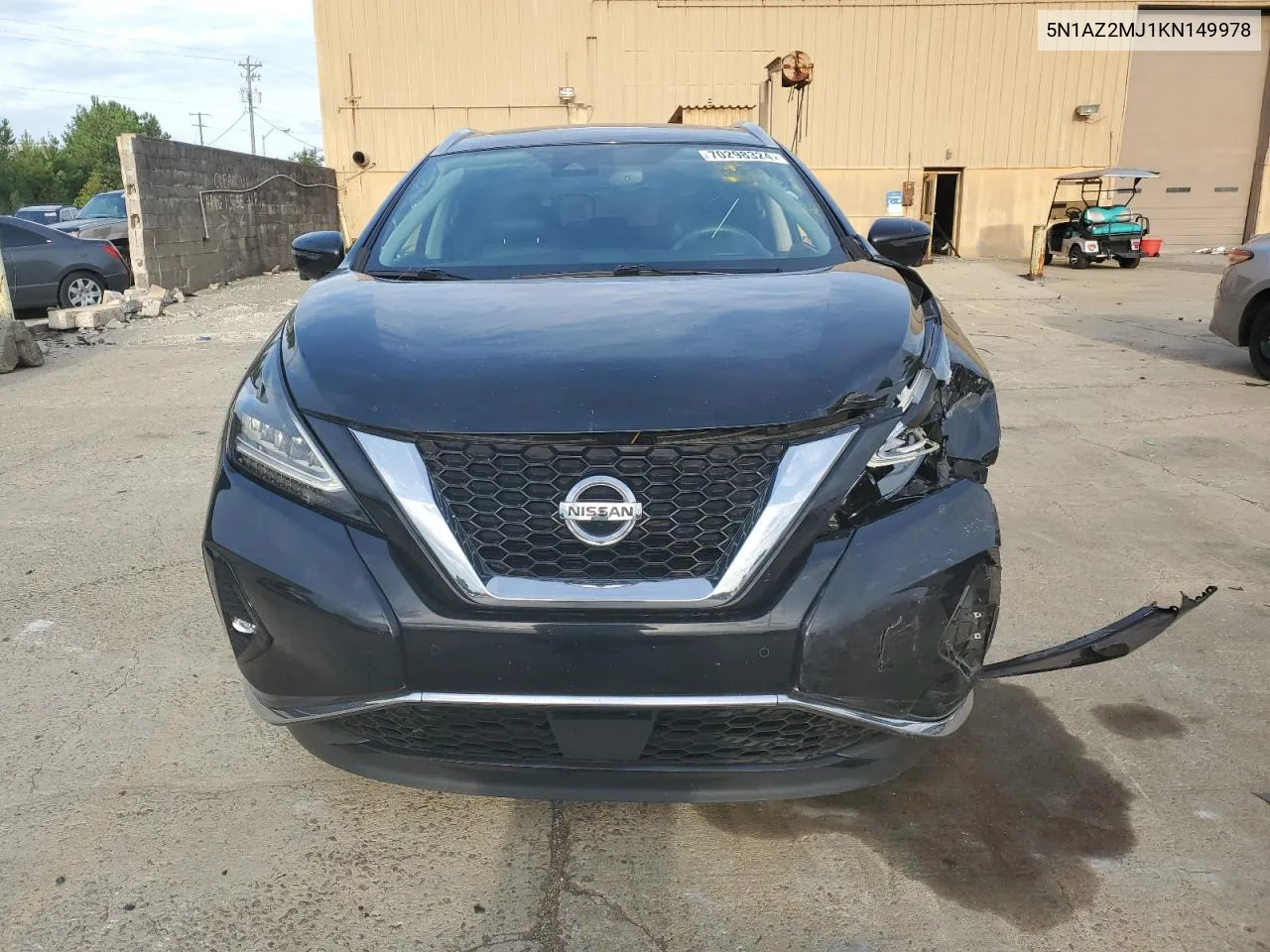 2019 Nissan Murano S VIN: 5N1AZ2MJ1KN149978 Lot: 70298324