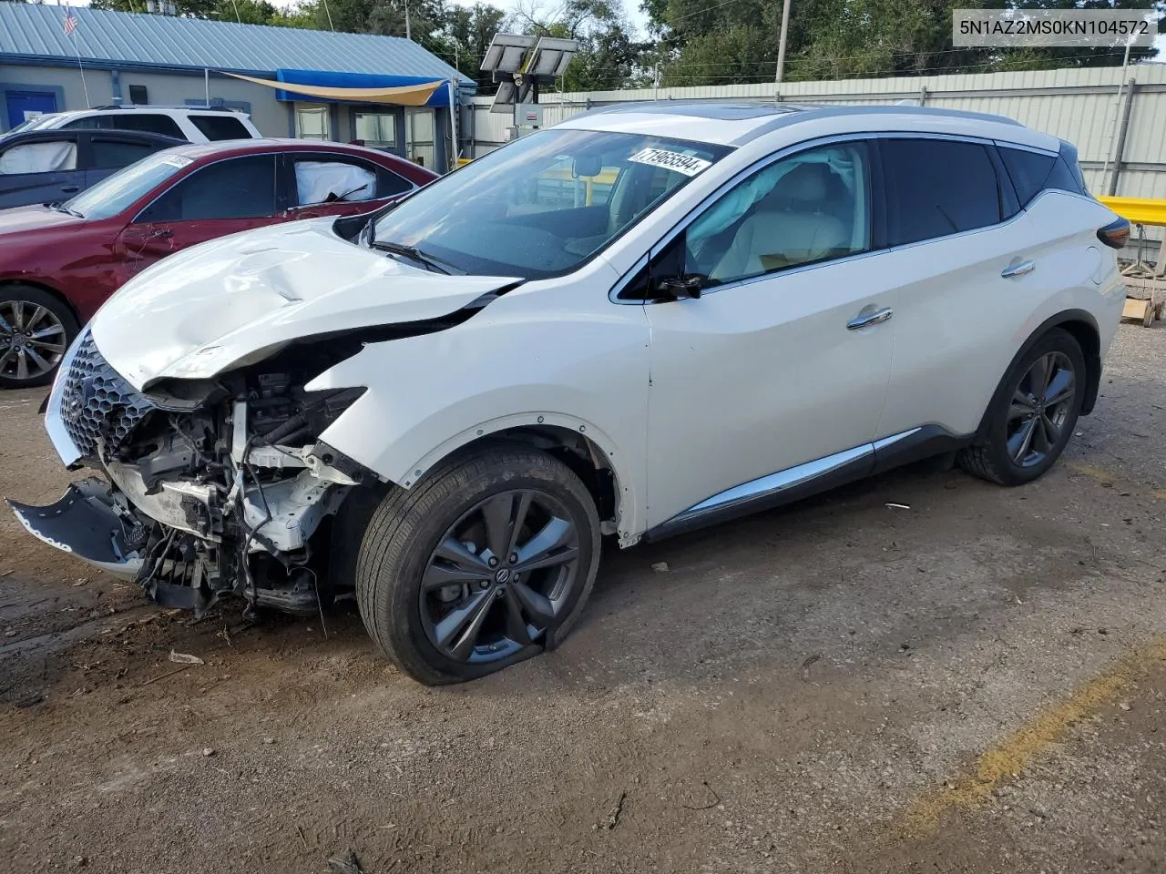 2019 Nissan Murano S VIN: 5N1AZ2MS0KN104572 Lot: 71965594