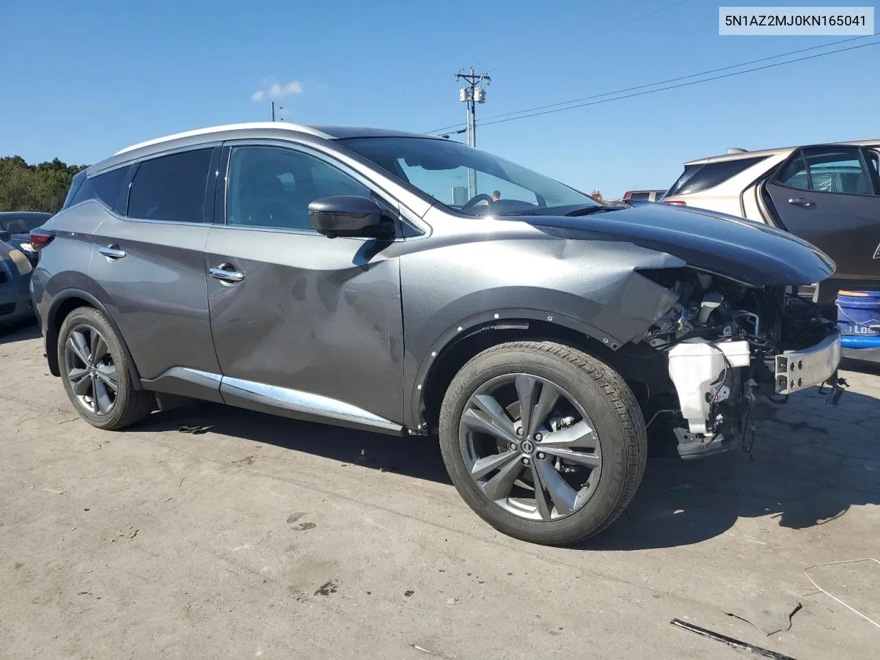 2019 Nissan Murano S VIN: 5N1AZ2MJ0KN165041 Lot: 72251844