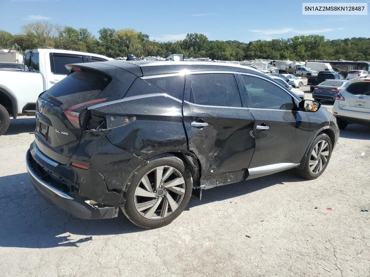 2019 Nissan Murano S VIN: 5N1AZ2MS8KN128487 Lot: 72517774