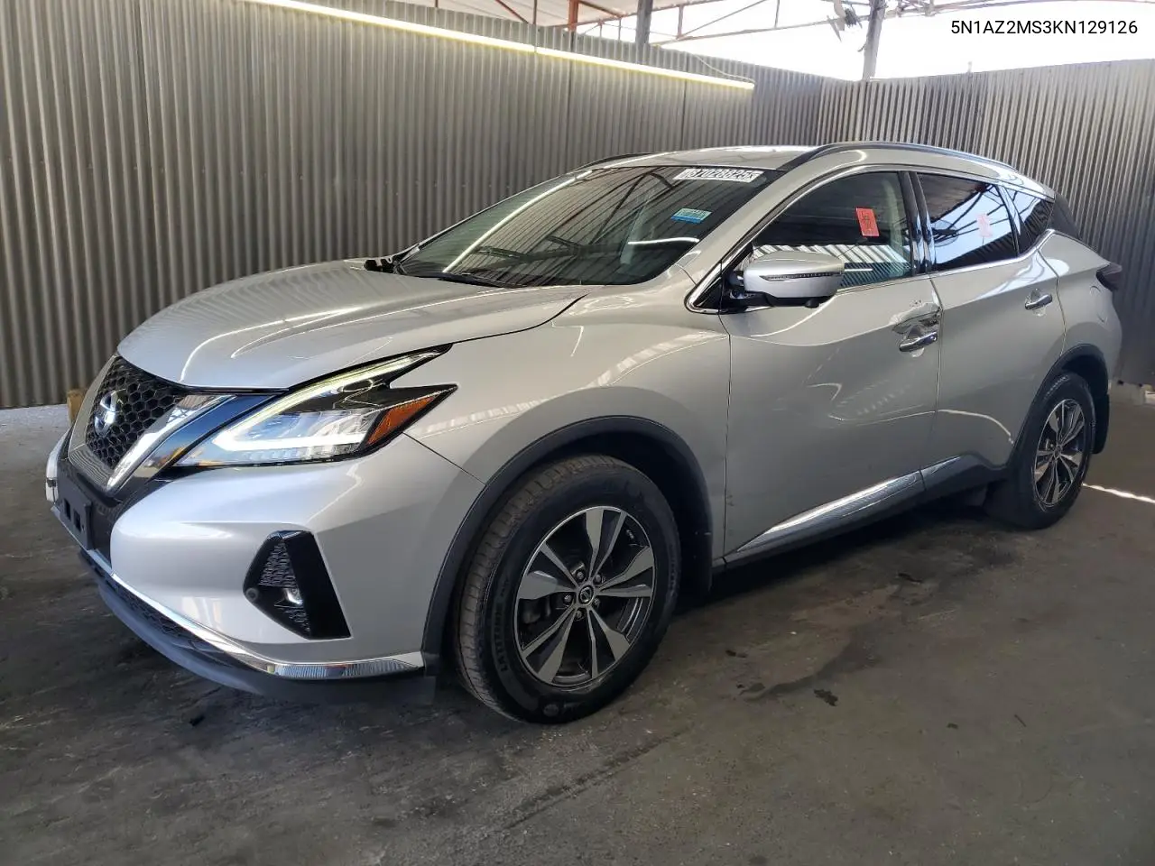 5N1AZ2MS3KN129126 2019 Nissan Murano S