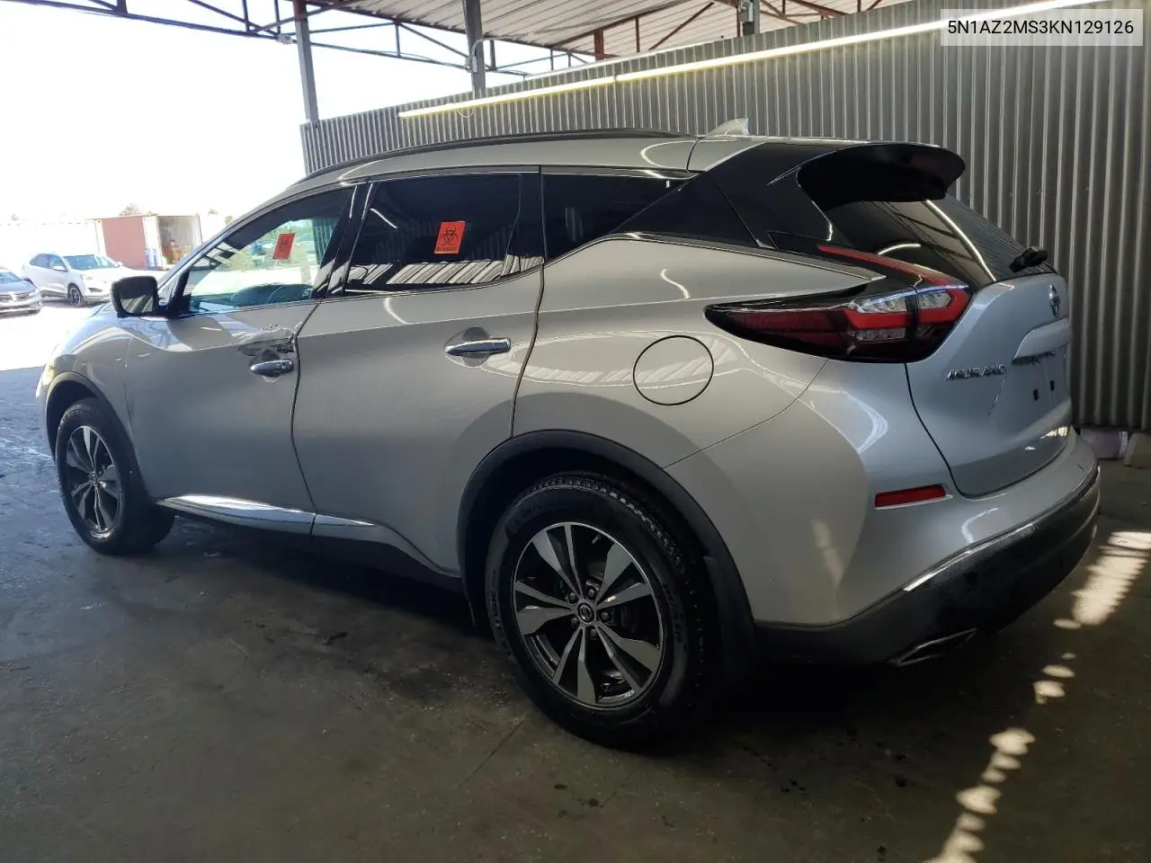 5N1AZ2MS3KN129126 2019 Nissan Murano S