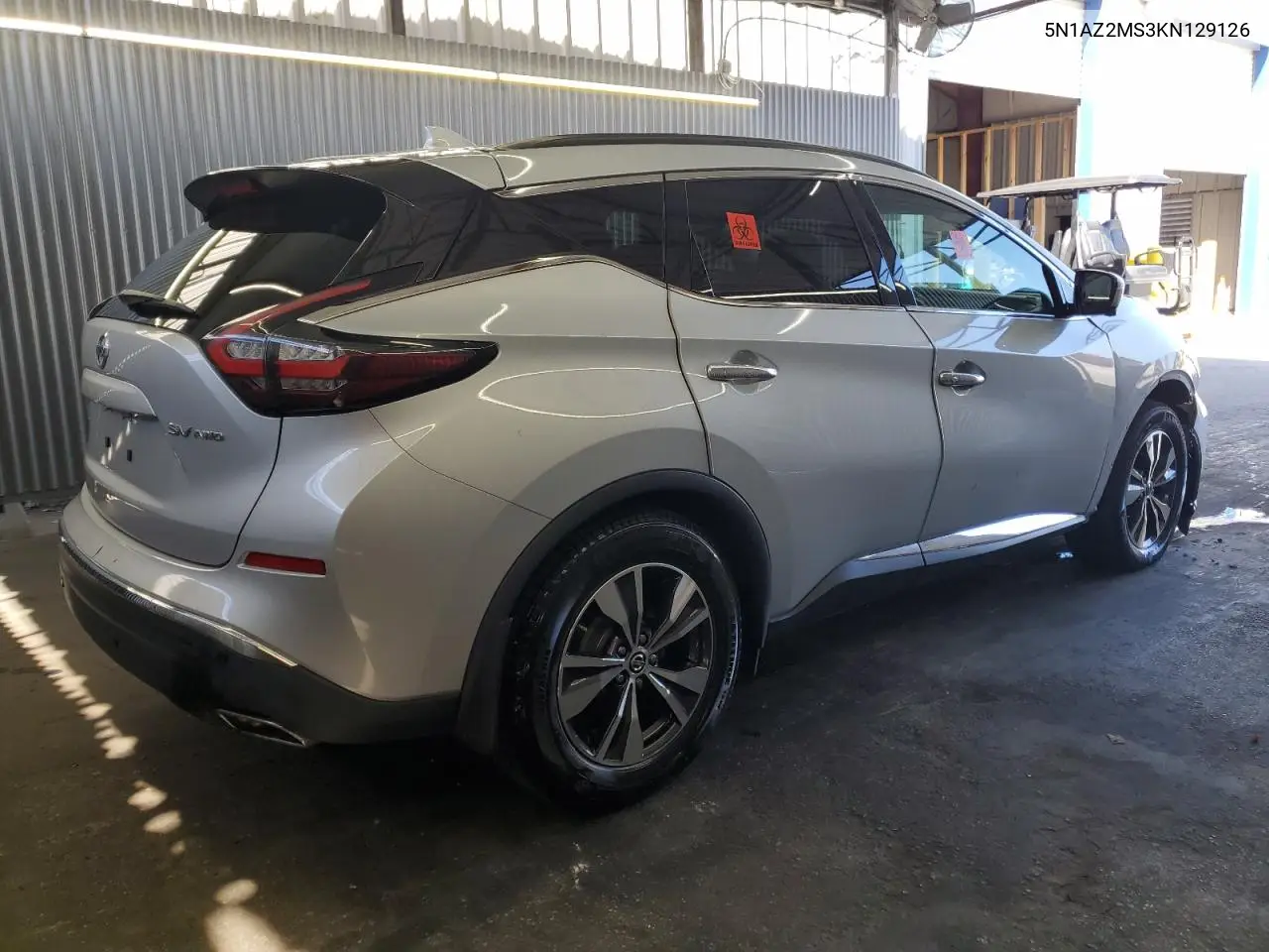 5N1AZ2MS3KN129126 2019 Nissan Murano S