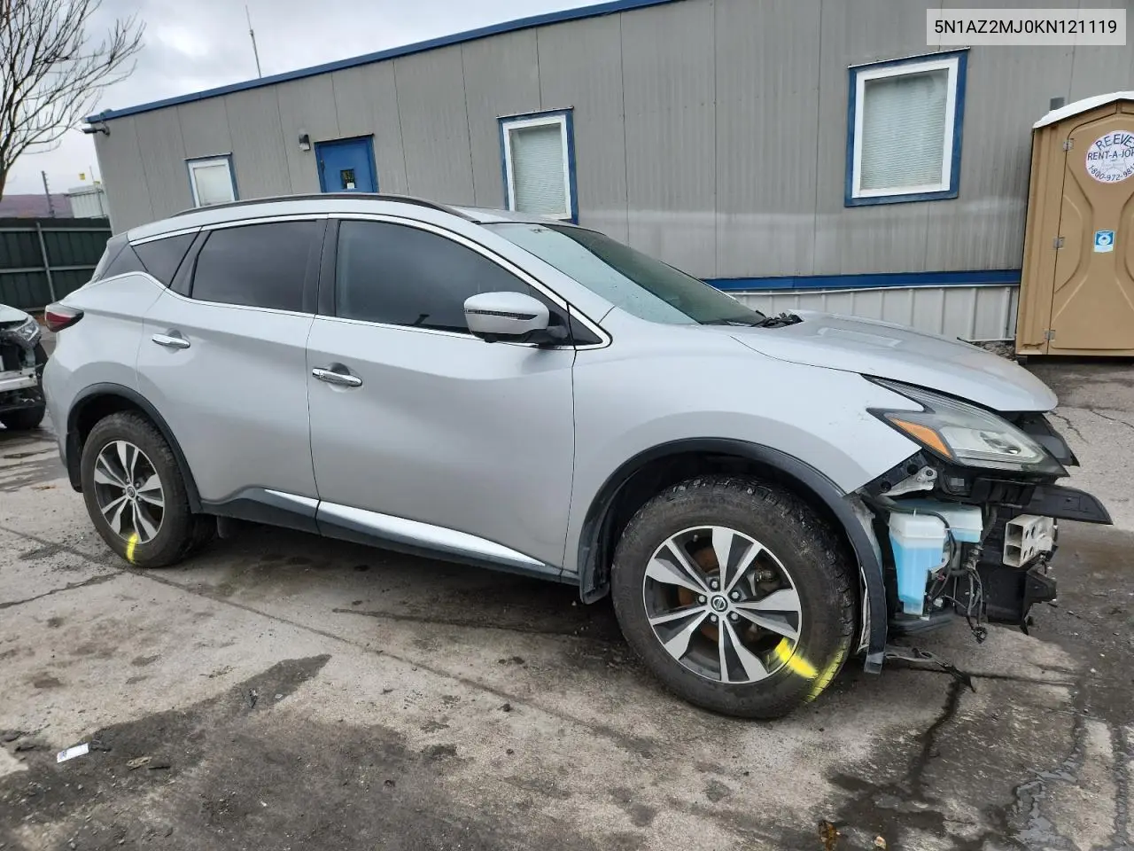 5N1AZ2MJ0KN121119 2019 Nissan Murano S