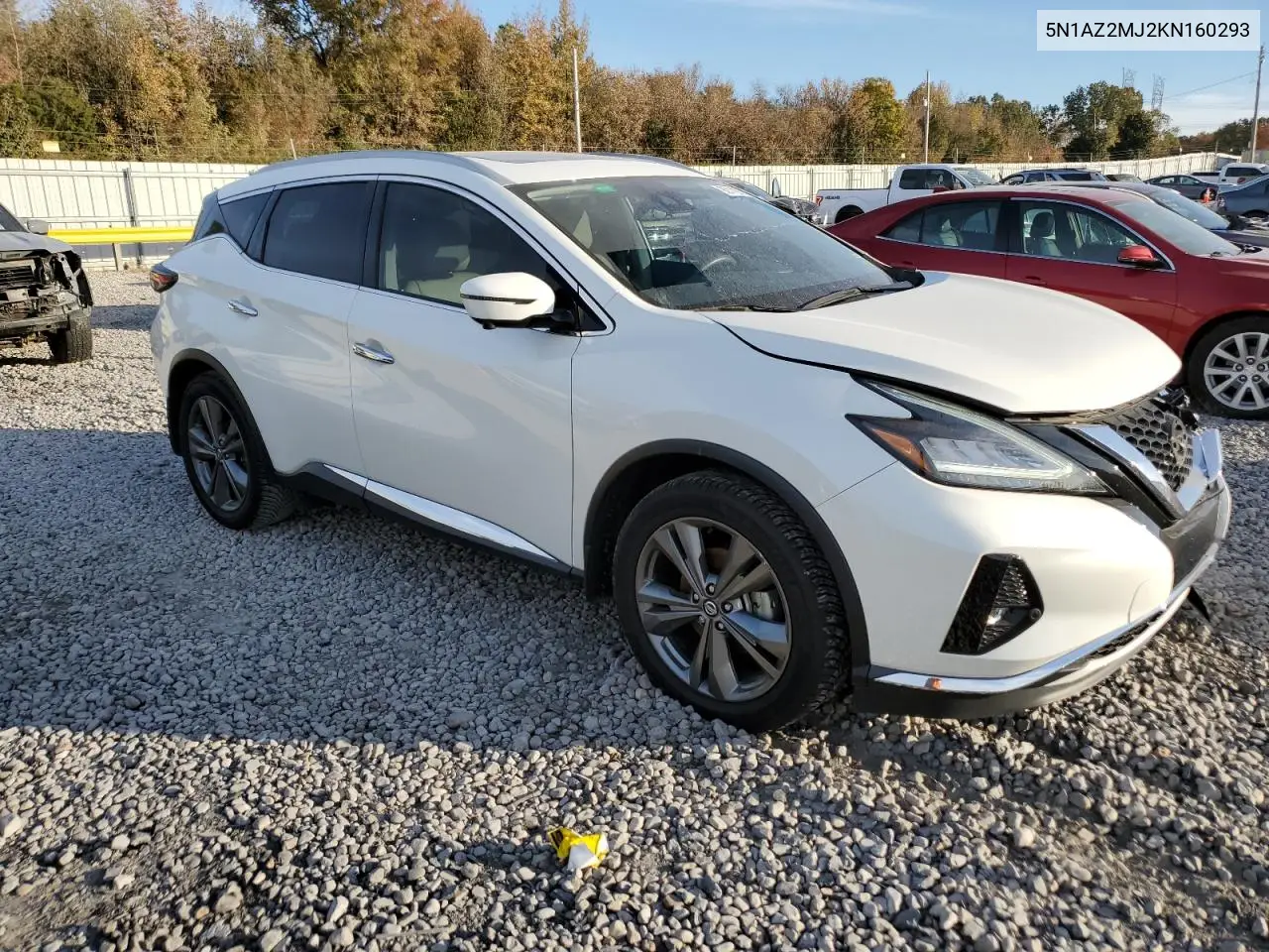 5N1AZ2MJ2KN160293 2019 Nissan Murano S