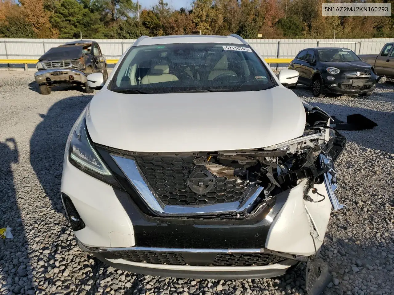 5N1AZ2MJ2KN160293 2019 Nissan Murano S