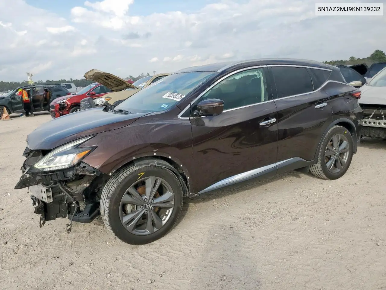 5N1AZ2MJ9KN139232 2019 Nissan Murano S